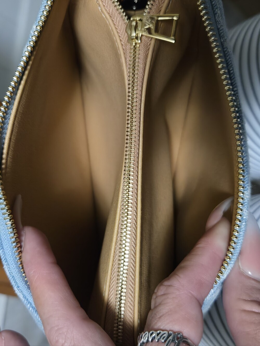 Master Sky Blue Denim Cousins Style Bag - Picture 8 of 16